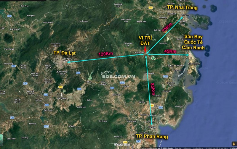 Bán đất nghỉ dưỡng view đẹp tại Khánh Hòa - Hoa hồng cho môi giới: 2%